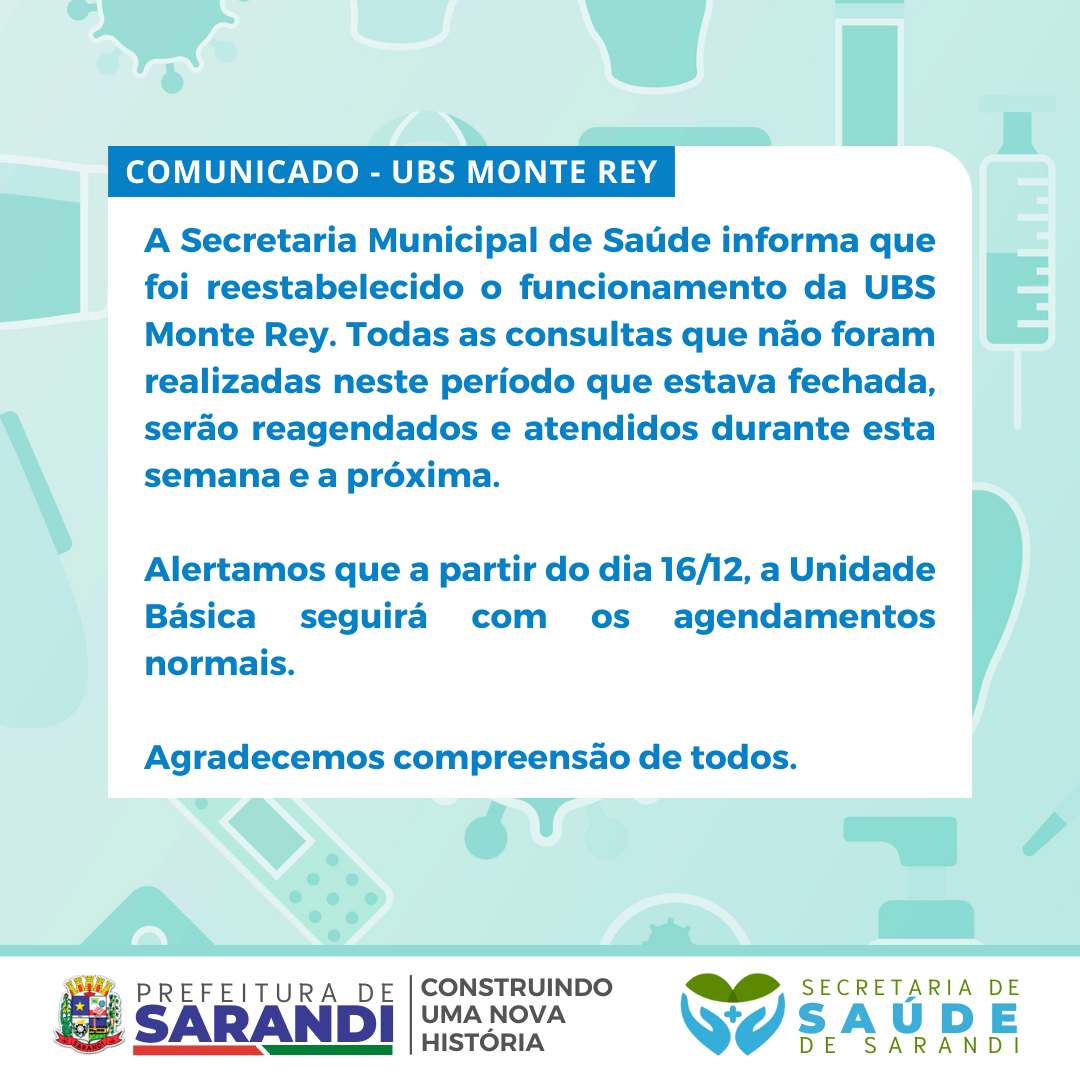 Comunicado UBS Monte Rey 